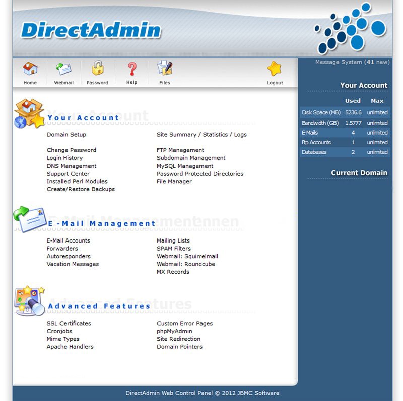 What is the difference between C Panel and Direct Admin?