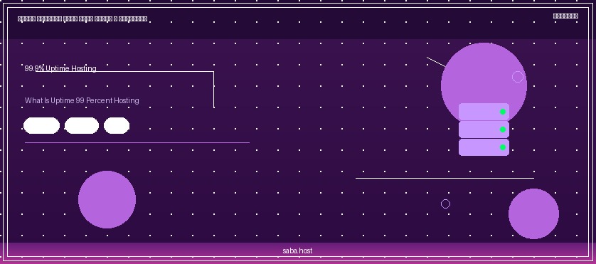 آپتایم 99.9% یعنی چی؟ محاسبه دقیق زمان خرابی سرور
